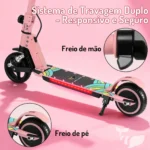Honeywhale E10S - Patinete Elétrico Infantil Dobrável Rosa 180W - Imagem 5