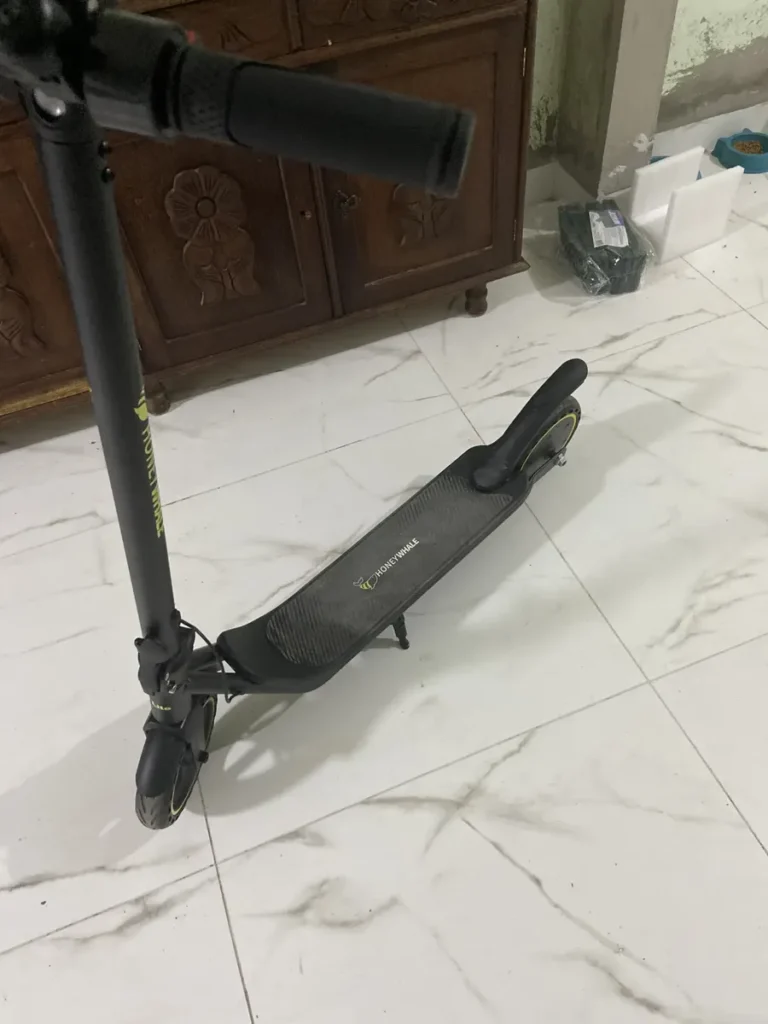 HONEYWHALE Patinete Elétrico M1 Lite 500W Preto-Amarelo Dobrável com Bluetooth e LED photo review
