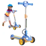 Patinete Elétrico Infantil Honeywhale RM2 PRO Bluetooth Luzes LED 3 Rodas Ajustável
