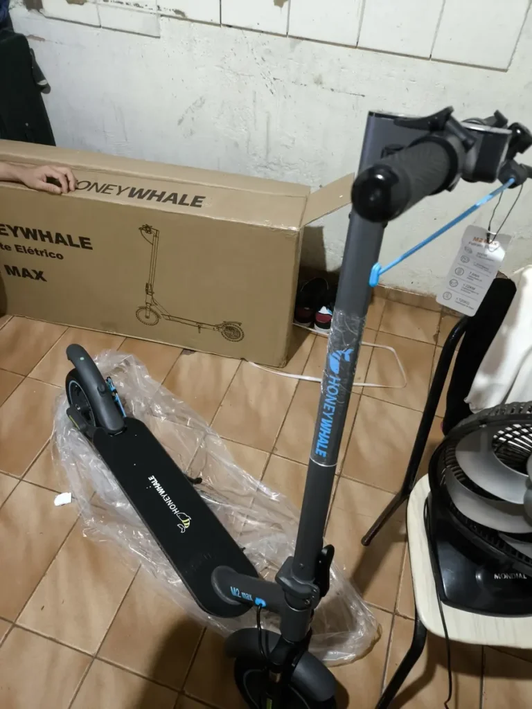 HONEYWHALE M2 Max Patinete Elétrico Dobrável Rosa em Alumínio com Bluetooth, Luz LED e Suspensão Dupla photo review