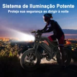 Honeywhale K6 PRO Bicicleta Elétrica Pneu Fat 20x4.0 Desbloqueio NFC Motor 850W Bateria 48V 15.6Ah - Imagem 7
