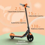 Honeywhale E2 - Patinete Elétrico Infantil Rosa com Bluetooth - Imagem 2