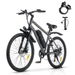 Honeywhale S8 Bicicleta Elétrica de Montanha Aro 26 Motor 450W Bateria 36V 15Ah 7 Velocidades E-Bike para Todo Tipo de Terreno Estradas e Praias