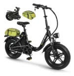Honeywhale BK05 Bicicleta Elétrica Dobrável 500W Pneus Fat 16x4" Bateria 48V 10.4Ah Preta