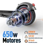 Honeywhale E9 Max - Patinete Elétrico 650W 36V 15AH 40km 32km/h - Imagem 3