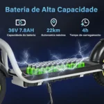 Honeywhale S5 - Patinete Elétrico Dobrável 36V 450W 32km/h - Imagem 4