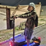 HONEYWHALE T8A Patinete Elétrico Dobrável Preto 48V 950W com Bluetooth e Luz LED photo review