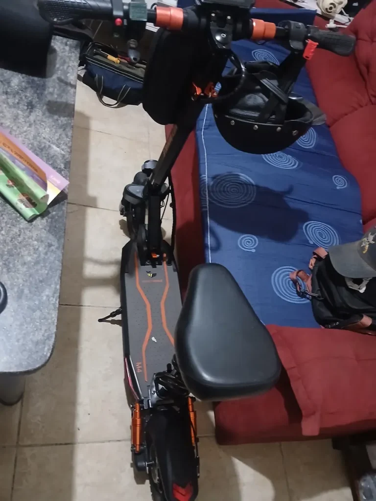 HONEYWHALE M4 Patinete Elétrico Dobrável Preto 48V 600W com Bluetooth e Luz LED photo review
