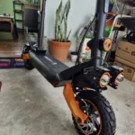 HONEYWHALE T8A Patinete Elétrico Dobrável Preto 48V 950W com Bluetooth e Luz LED photo review