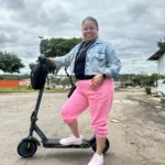 HONEYWHALE M2 Max Patinete Elétrico Dobrável Rosa em Alumínio com Bluetooth, Luz LED e Suspensão Dupla photo review