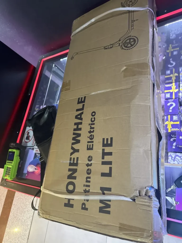 HONEYWHALE Patinete Elétrico M1 Lite 500W Preto-Amarelo Dobrável com Bluetooth e LED photo review