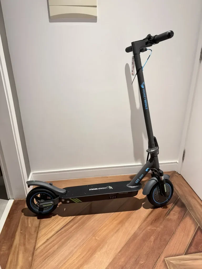 HONEYWHALE M2 Max Patinete Elétrico Dobrável Rosa em Alumínio com Bluetooth, Luz LED e Suspensão Dupla photo review