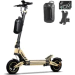 Patinete Elétrico Dobrável HONEYWHALE G2 PRO Amarelo Alumínio LED Freio a Disco Suspensão Dianteira e Traseira