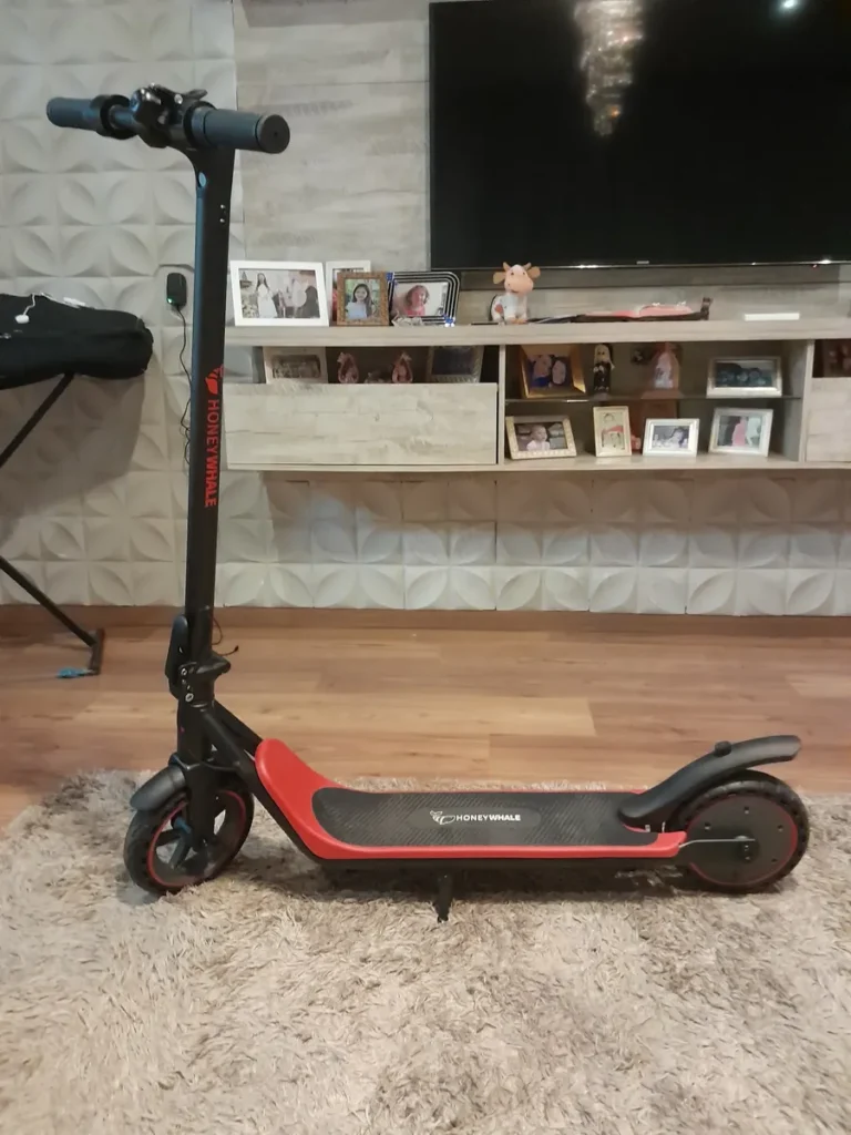 HONEYWHALE Patinete Elétrico M1 Lite 500W Preto-Amarelo Dobrável com Bluetooth e LED photo review