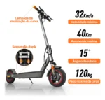 Honeywhale E9 Max - Patinete Elétrico 650W 36V 15AH 40km 32km/h - Imagem 2
