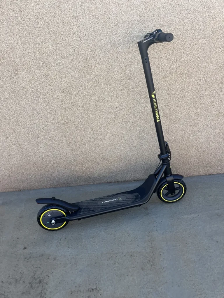 HONEYWHALE Patinete Elétrico M1 Lite 500W Preto-Amarelo Dobrável com Bluetooth e LED photo review