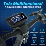 HONEYWHALE T5-2 Patinete Elétrico Dobrável Preto 48V 750W com Bluetooth e Luz LED - Imagem 7