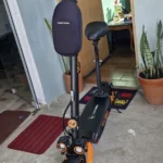HONEYWHALE T8A Patinete Elétrico Dobrável Preto 48V 950W com Bluetooth e Luz LED photo review