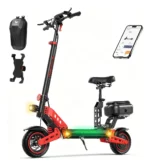 HONEYWHALE T4B-N Patinete Elétrico Dobrável 1000W 55km/h Autonomia 50km Vermelho