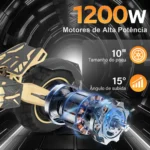 Patinete Elétrico Dobrável HONEYWHALE G2 PRO Amarelo Alumínio LED Freio a Disco Suspensão Dianteira e Traseira - Imagem 5