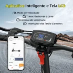 HONEYWHALE T4B-N Patinete Elétrico Dobrável 1000W 55km/h Autonomia 50km Vermelho - Imagem 7