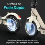 HONEYWHALE E9T Patinete Elétrico Dobrável Amarelo em Liga de Alumínio com Bluetooth e Luz LED - Imagem 6
