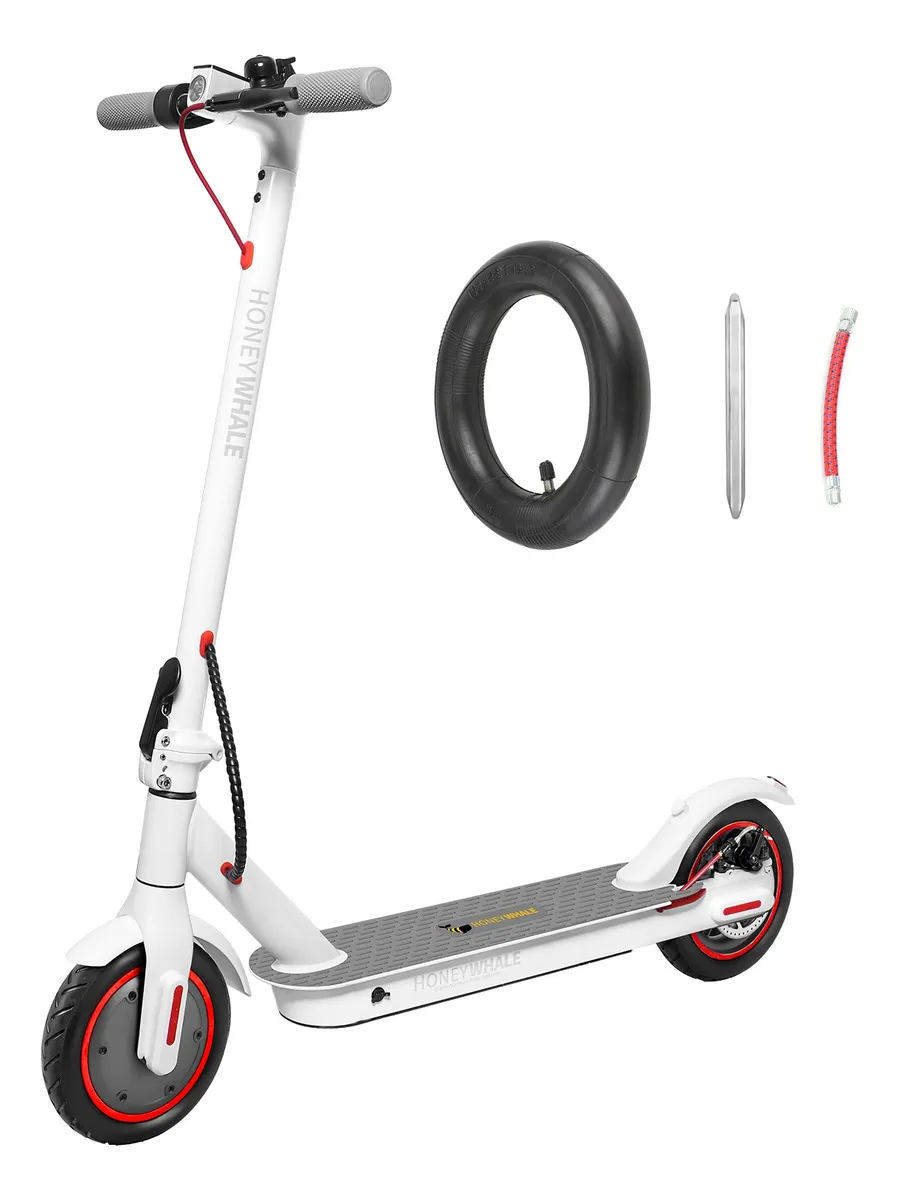 D_Q_NP_972364-MLA99502405604_112025-F HONEYWHALE Patinete Elétrico M2 Pro 500W Dobrável 8,5" Branco com Bluetooth e LED - Imagem 1