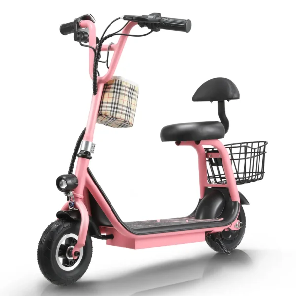 Honeywhale JL005 Scooter Elétrico Infantil com Alto-falante Bluetooth Motor 350W Bateria 3.6Ah Cesta Dupla