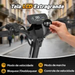 Honeywhale GT1 - Patinete Elétrico Dual Motor 2000Wx2 60V 29.4AH - Imagem 8