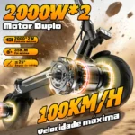 Honeywhale GT1 - Patinete Elétrico Dual Motor 2000Wx2 60V 29.4AH - Imagem 2