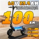 Honeywhale GT1 - Patinete Elétrico Dual Motor 2000Wx2 60V 29.4AH - Imagem 3