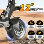 Honeywhale GT1 - Patinete Elétrico Dual Motor 2000Wx2 60V 29.4AH - Imagem 5