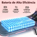 Honeywhale JL005 Scooter Elétrico Infantil com Alto-falante Bluetooth Motor 350W Bateria 3.6Ah Cesta Dupla - Imagem 2