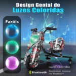 Honeywhale 007B Carrinho de Drift Elétrico Infantil Triciclo Motor 250W Bateria 36V Rotação 360 Graus com Bluetooth e Luzes LED - Imagem 3