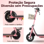 Honeywhale JL005 Scooter Elétrico Infantil com Alto-falante Bluetooth Motor 350W Bateria 3.6Ah Cesta Dupla - Imagem 3