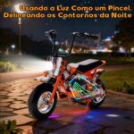 Honeywhale J2 Mini Moto Elétrica Infantil Cross com Motor 350W Bateria 36V Leds RGB e Kit de Proteção - Imagem 4