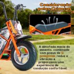 Honeywhale J2 Mini Moto Elétrica Infantil Cross com Motor 350W Bateria 36V Leds RGB e Kit de Proteção - Imagem 5