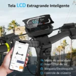 Honeywhale T8MAX Patinete Elétrico Dual Motor 1000Wx2 52V 20AH Freio a Óleo 65km/h - Imagem 6