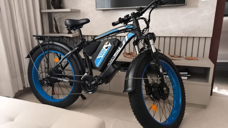 Honeywhale BK08 Bicicleta Elétrica Pneu Fat 26x4" Motor Duplo 1050W*2 Bateria 48V 23.5Ah 21V photo review