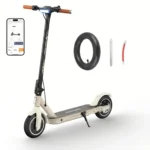 HONEYWHALE E9T Patinete Elétrico Dobrável Amarelo em Liga de Alumínio com Bluetooth e Luz LED