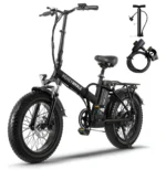 Honeywhale F6 Bicicleta Elétrica Dobrável Fat Bike Aro 20" Motor 790W Bateria 48V 10.4Ah
