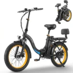 Bicicleta Elétrica Honeywhale BW02 Dobrável Pneu 20x3.0 Motor 790W Bateria 48V 10.4Ah