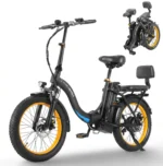 Bicicleta Elétrica Honeywhale BW02 Dobrável Pneu 20x3.0 Motor 790W Bateria 48V 10.4Ah