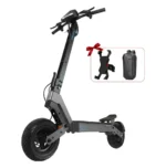 HONEYWHALE H4-2 Patinete Elétrico Dobrável Cinza-Escuro 60V 2400W com Rodas 11" e Luz LED