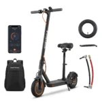 HONEYWHALE M2 MAX-B Patinete Elétrico Dobrável Preto/Laranja 36V 500W com Bluetooth, Luz LED e Freio a Disco