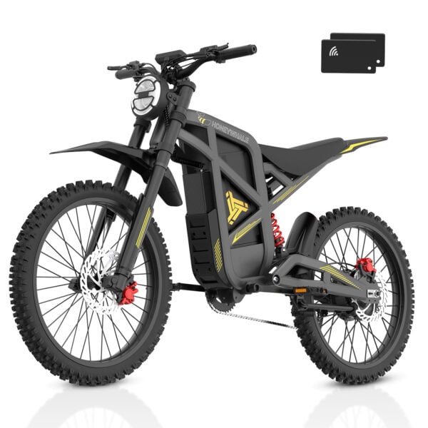 HONEYWHALE BK09 Bicicleta Elétrica de 19" para Adulto com 2192W e 60 km/h