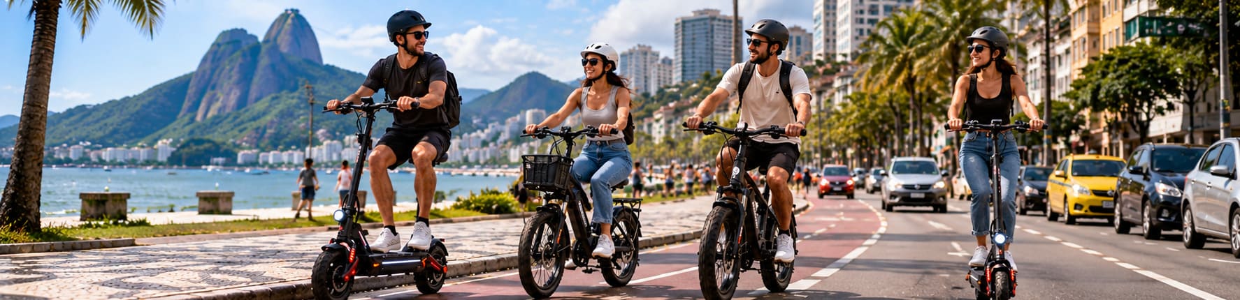 Patinete ou bicicleta elétrica? Comprar o modelo errado pode sair muito caro 1 Mobilidade elétrica urbana: guia de escolha entre patinete e bicicleta elétrica no Brasil
