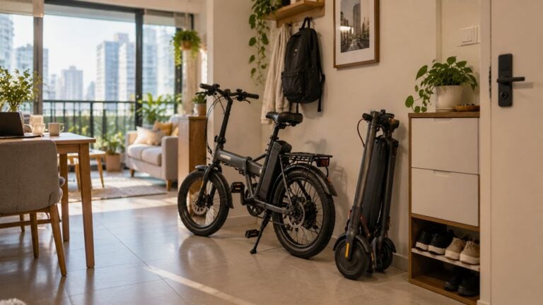 Moro em apartamento: bicicleta elétrica ou patinete dobrável? 3 canto-bike-eletrica-apartamento
