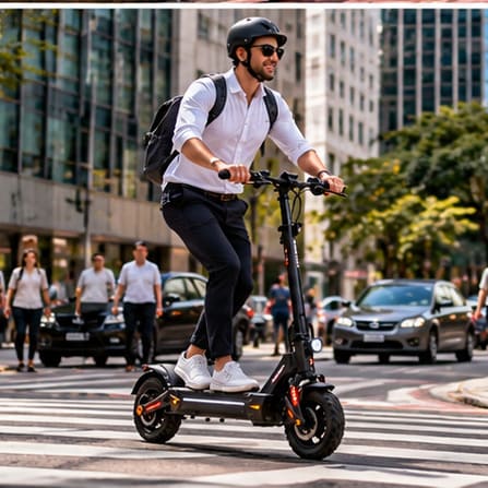 Patinete ou bicicleta elétrica? Comprar o modelo errado pode sair muito caro 3 Patinete elétrico para deslocamentos urbanos e conexões de curta distância